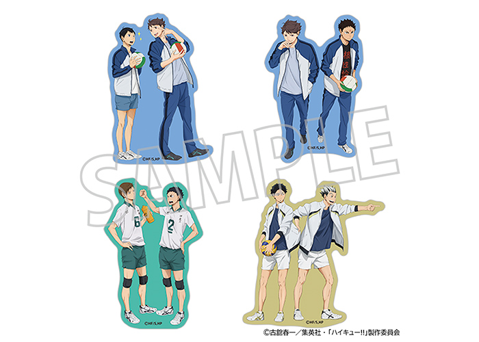 ハイキュー！！　グッズ　まとめて ハイキュー!! 「JF2025 Ver.」ミニキャラ描き起こしグッズ 4月