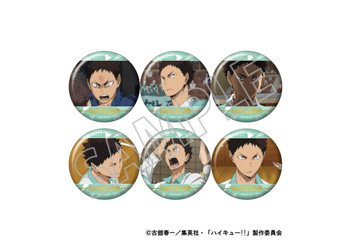 岩泉まみれのキャラバッジコレクション