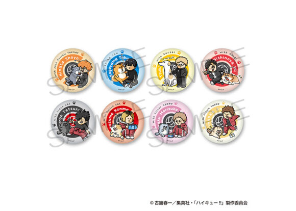きらきら缶バッジコレクション　動物と一緒ver.